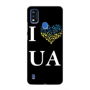 Силиконовый Чехол на ZTE Blade A51 (Я-Украина) (I Love UA)