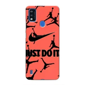 Силиконовый Чехол Nike Air Jordan на ЗТЕ Блейд А51 (Just Do It)