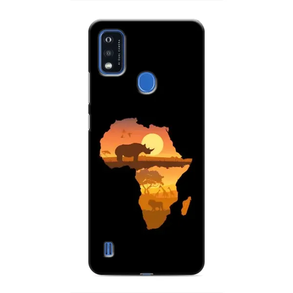 Чехол с рисунком «Карта» для ZTE Blade A51 Чехол с рисунком «Карта» для ZTE Blade A51