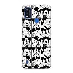 Чехлы с принтом Микки Маус на ZTE Blade A51 (Коллаж Микки Маус)