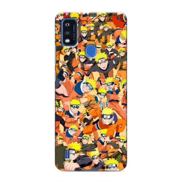 Чехол с рисунком «Коллаж Наруто» для ZTE Blade A51 Чехол с рисунком «Коллаж Наруто» для ZTE Blade A51