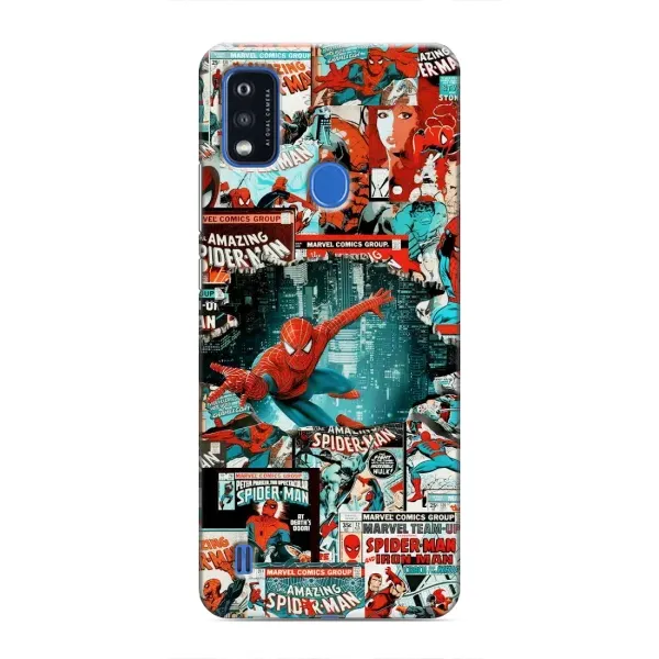Чехол с рисунком «Комиксы Человек Паук» для ZTE Blade A51 Чехол с рисунком «Комиксы Человек Паук» для ZTE Blade A51