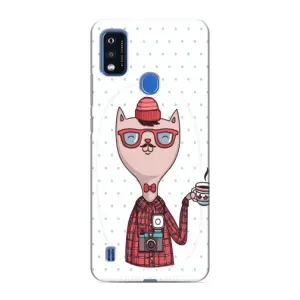 Чехол на тематику: Коты для ZTE Blade A51 (Кот аристократ)