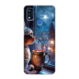 Чохли на Новий Рік ZTE Blade A51 (Кіт новорічний)