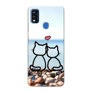 Силиконовые Чехлы Любимому человеку для ZTE Blade A51 (Котейки)
