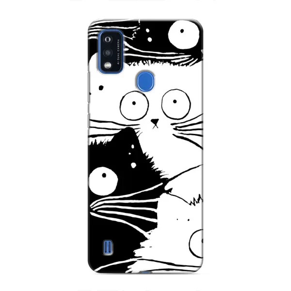 Чехол с рисунком «КОТИКИ» для ZTE Blade A51 Чехол с рисунком «КОТИКИ» для ZTE Blade A51