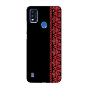 Силіконовый Чохол на ZTE Blade A51 (Червона вишиванка)