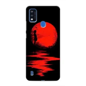 Летний Чехол на ZTE Blade A51 (Красный Закат)