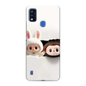 Чехол с принтом Лабубу для ZTE Blade A51 (Фигурки Labubu)