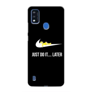 Силиконовый Чехол на ZTE Blade A51 с картинкой Nike (Later)