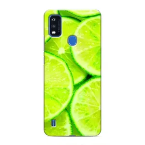 Чохол з зображенням смачної їжі для ZTE Blade A51 (Лайм)