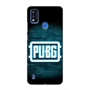 Чехол (TPU) с картинкой "Лого Пабг" на ЗТЕ Блейд А51 (Лого PUBG)