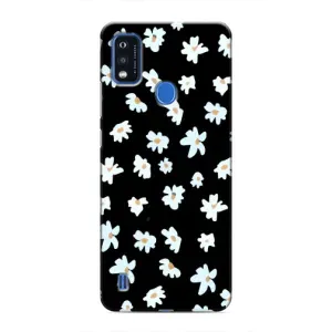 Чехол с ромашками на ZTE Blade A51 (Маленькие ромашки)