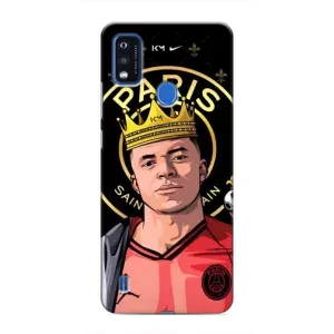 Чехол (TPU) с Футболистом на ZTE Blade A51 (Mbappe King)