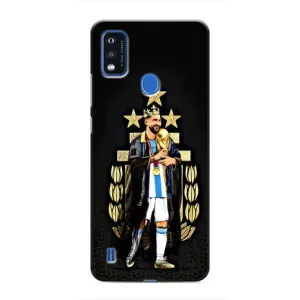 Чехлы Лео Месси Аргентина для ZTE Blade A51 (Месси король)