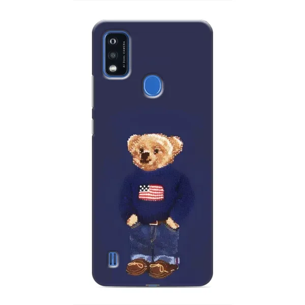Чехол с рисунком «Мишка USA» для ZTE Blade A51 Чехол с рисунком «Мишка USA» для ZTE Blade A51