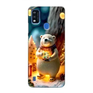 Чохли на Новий Рік ZTE Blade A51 (Новорічний ведмедик)