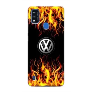 Чохол "Фольксваген" для ZTE Blade A51 (Вогняний Лого)