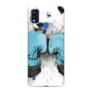 Чехлы с Пандами на ZTE Blade A51 (Панда боксер)