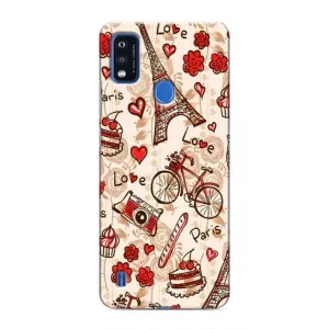 Чехол с Эйфелевой башней на ZTE Blade A51 (Париж мечта)