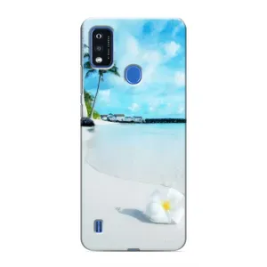 Летний Чехол на ZTE Blade A51 (Пляж)