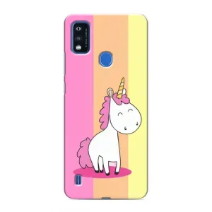 Чехол Unicorn на ZTE Blade A51 (Радужный Единорог)