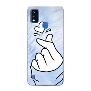Чехлы (Знак сердечка) на ZTE Blade A51 (Сердечка знак)