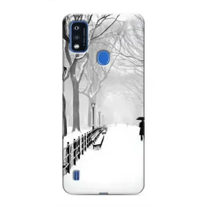 Чохли на Новий Рік ZTE Blade A51 (Снігом замело)
