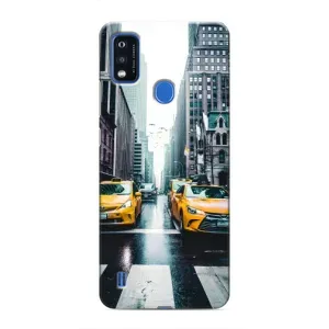 Силиконовый бампер (Работники) на ZTE Blade A51 (Такси)