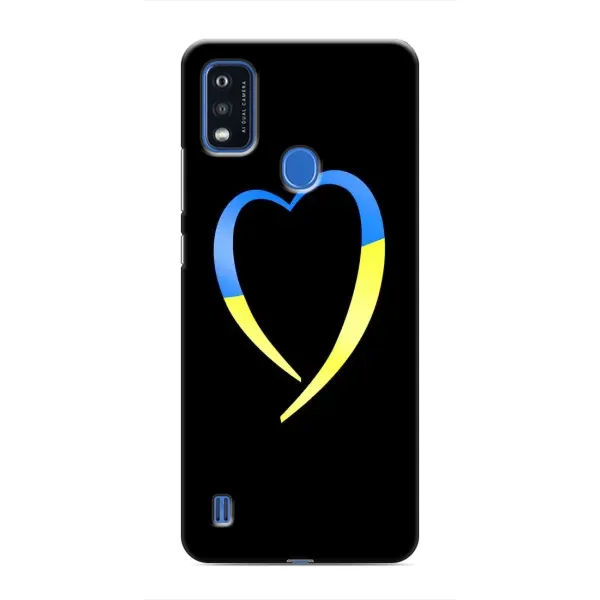 Чехол с рисунком «Украинское сердце» для ZTE Blade A51 Чехол с рисунком «Украинское сердце» для ZTE Blade A51