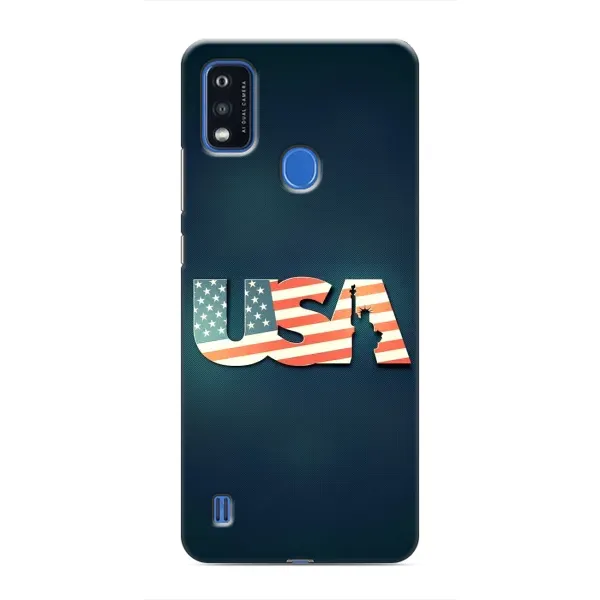 Чехол с рисунком «USA» для ZTE Blade A51 Чехол с рисунком «USA» для ZTE Blade A51