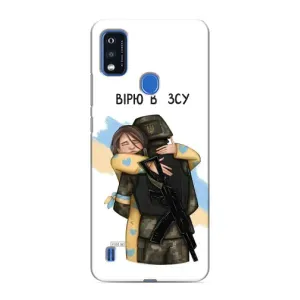 Патріотичний Чохол для ZTE Blade A51 (Віримо у ЗСУ)