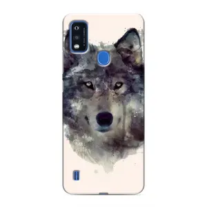 Чехол с Волком на ZTE Blade A51 (Волк)