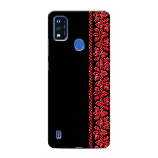 Чехол с рисунком «Вышиванка на черном» для ZTE Blade A51 Чехол с рисунком «Вышиванка на черном» для ZTE Blade A51