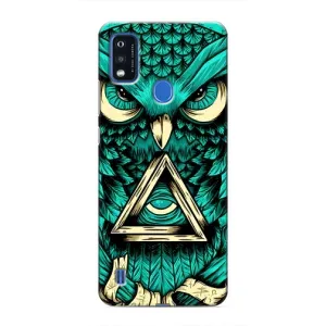Чехлы с принтом СОВЫ для ZTE Blade A51 (Зеленая сова)