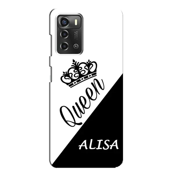 Чехол с рисунком «ALINA» для ZTE Blade A52