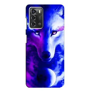 Чехол с Волком на ZTE Blade A52 (Арт-Волк)