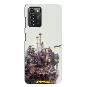 Чехлы на военную тематику для ZTE Blade A52 (Азовсталь)