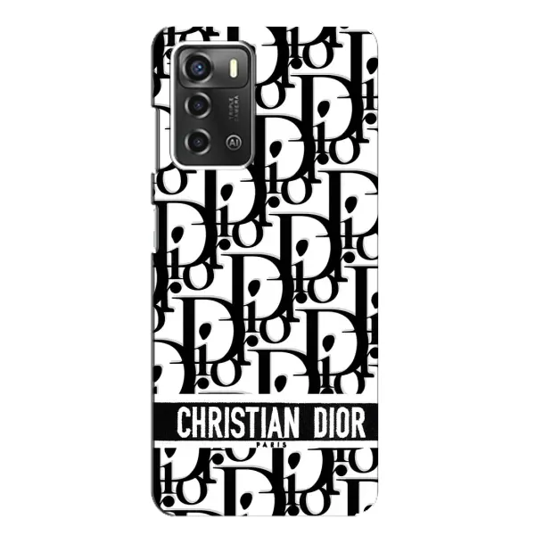 Чехол с рисунком «Christian Dior» для ZTE Blade A52 Чехол с рисунком «Christian Dior» для ZTE Blade A52