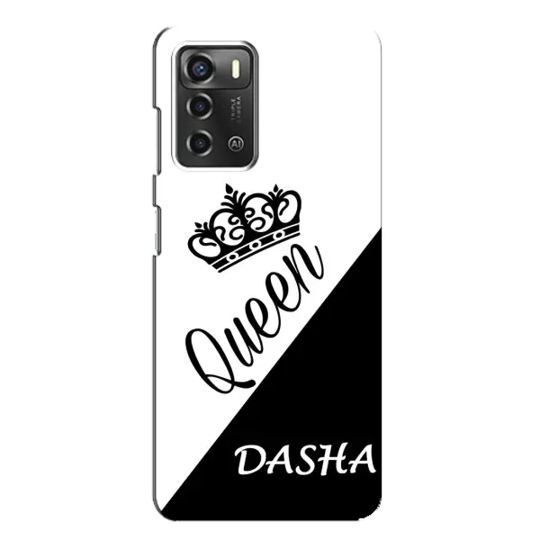 Чехол с рисунком «DASHA» для ZTE Blade A52
