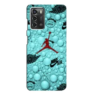 Силиконовый Чехол Nike Air Jordan на ЗТЕ Блейд А52 (Джордан Найк)