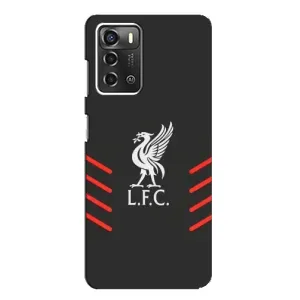 Силиконовые Чехлы принт Футбол на ZTE Blade A52 (Эмблема Liverpool)
