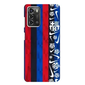 Чехол для ZTE Blade A52 (Барселона) (Фанат Барсы)