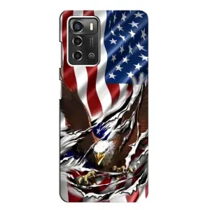 Чохол Прапор USA для ZTE Blade A52 (Прапор USA)
