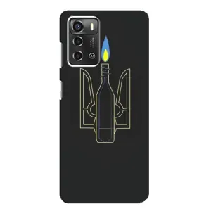 Чехол с картинкой (Патриотический ГЕРБ) на ZTE Blade A52 (Герб - Молотова)