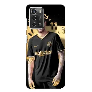 Силиконовый Чехол ZTE Blade A52 (Gold Neymar)