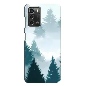 Летний Чехол на ZTE Blade A52 (Горный лес)