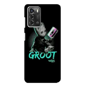 Чехол Супергерои Марвел на ЗТЕ Блейд А52 (Groot)
