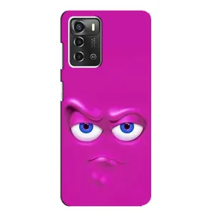 Силиконовые Чехлы (смешные стикеры) для ZTE Blade A52 (Хитрая мордочка)