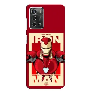 Чехол Супергерой Железный человек на ZTE Blade A52 (Iron man)